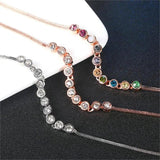 Multicolour Bracelets for Women with Austrian Crystals