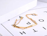 Bohemia Double Layer Charm Bracelet ZB21052