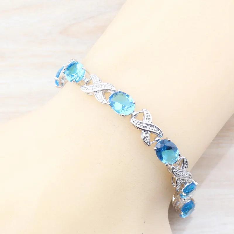 Sky CZ Link Bracelet For Women