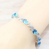 Sky CZ Link Bracelet For Women