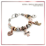 Crystal Charm Bracelet for Women with Elegant Design
