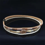 Bohemian Slim Vintage Bracelet with Rhinestone - Women's Fashion Accessories