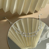 Silver Heart Charm Bracelet for Women Girls Wedding Party Band