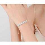 S925 CZ Zircon Beads Bracelet for Women Girl Gift