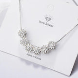 S925 CZ Zircon Beads Bracelet for Women Girl Gift