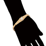 Heart Zircon Watch Bracelet Women Jewelry 18k CZ Gift