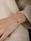 Rainbow CZ Zircon Bracelet Women Girls Jewelry