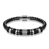 Janeyacy Jewelry Leather Bracelet Men Retro Women Bracelet Charm