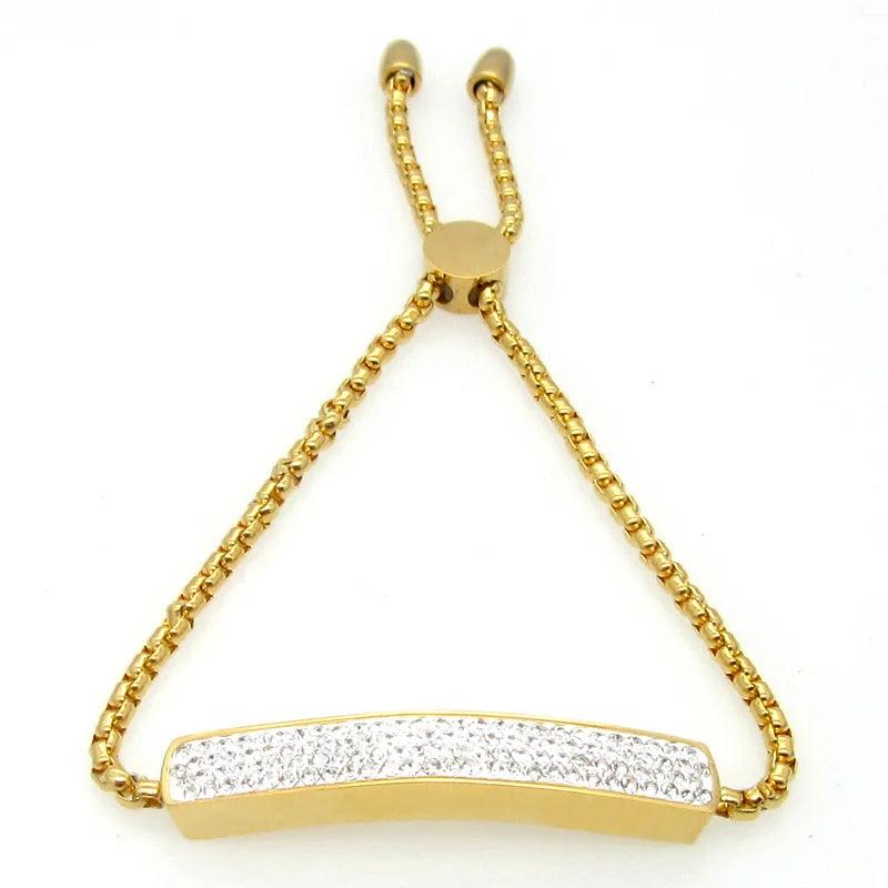 Crystal Charm Bracelet Hand Chain for Women