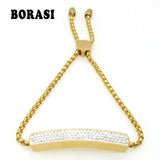Crystal Charm Bracelet Hand Chain for Women
