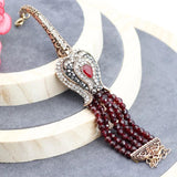Vintage Bohemia Natural Stone Bead Chain Bracelet