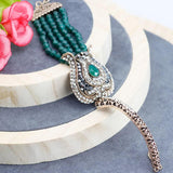 Vintage Bohemia Natural Stone Bead Chain Bracelet