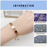 B540 Italian 8mm Mesh Link Chain Bracelet Women Adjustable