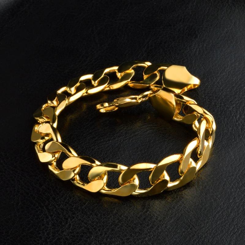12MM Wide Men's Chain & Bracelet Set