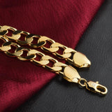 12MM Wide Men's Chain & Bracelet Set