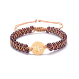Bohemia Constellation Agate Beads Wrap Bracelet Adjustable Birthday Gift