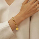Catholic Stainless Steel Jesus Charm Bracelet For Women