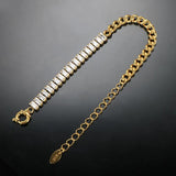 Zircon Women Bracelet Stainless Steel Chain Bracelet Gift