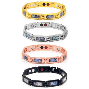 Rose Shell Magnet Bracelet Power Stone Magnetic Therapy Slimming Bracelet