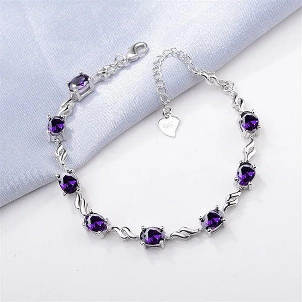 Opal Bracelets Women Handwrist Jewelry Accessory Rhinestone