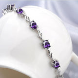 Opal Bracelets Women Handwrist Jewelry Accessory Rhinestone