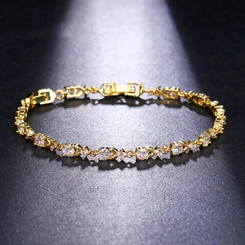Zircon Bracelet For Women Cubic Zirconia Wedding Jewelry