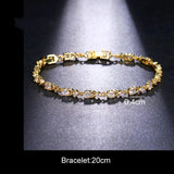 Zircon Bracelet For Women Cubic Zirconia Wedding Jewelry