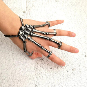Halloween Gothic Punk Skull Headdress Bracelet