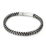 Men's Stainless Steel Whip Chain Bracelet Biker Jewelry
