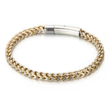 Men's Stainless Steel Whip Chain Bracelet Biker Jewelry