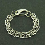 Cuban Steel Bicycle Chain Bracelet for Motorcycle Party Men Women Biker