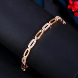 ThreeGraces 585 CZ Bracelet Party Jewelry Gift