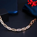 ThreeGraces 585 CZ Bracelet Party Jewelry Gift