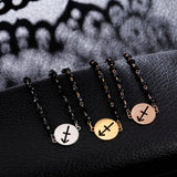 Zodiac Stainless Steel Chain Bracelet Set Plating Jewelry