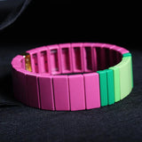 Multicolor Tila Tile Bracelet Elastic Vsco Charm Bracelet Women Gift