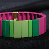 Multicolor Tila Tile Bracelet Elastic Vsco Charm Bracelet Women Gift