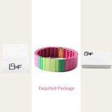 Multicolor Tila Tile Bracelet Elastic Vsco Charm Bracelet Women Gift