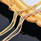316L Stainless Steel Rose Silver 3 Layers Bracelets For Women
