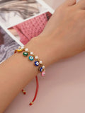 Go2boho Evil Eye Beaded Bracelet Fresh Water Pearl Friendship Bracelet