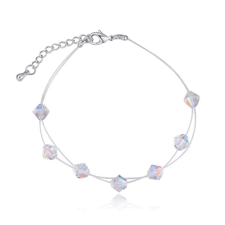 Austrian Element Crystal Thin Chain Bracelet - No Allergies