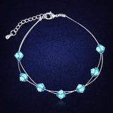 Austrian Element Crystal Thin Chain Bracelet - No Allergies