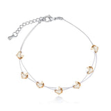 Austrian Element Crystal Thin Chain Bracelet - No Allergies