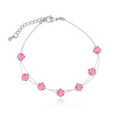 Austrian Element Crystal Thin Chain Bracelet - No Allergies
