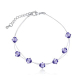 Austrian Element Crystal Thin Chain Bracelet - No Allergies