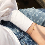 316L Stainless Steel Metal Silicone Bead Bracelet