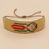Go2boho Lucky Girl Pattern Bracelet Bohemia Adjustable Women Bracelets