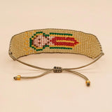 Go2boho Lucky Girl Pattern Bracelet Bohemia Adjustable Women Bracelets