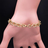 Medical Alert ID Chain Bracelet Stainless Steel Emergency Reminder