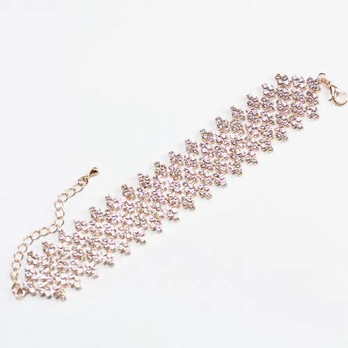 Crystal Rhinestone Bracelet Star Wedding Prom Accessories