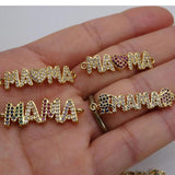 Micro Zircon Bracelet Mama Hand Letters MOM Bracelet